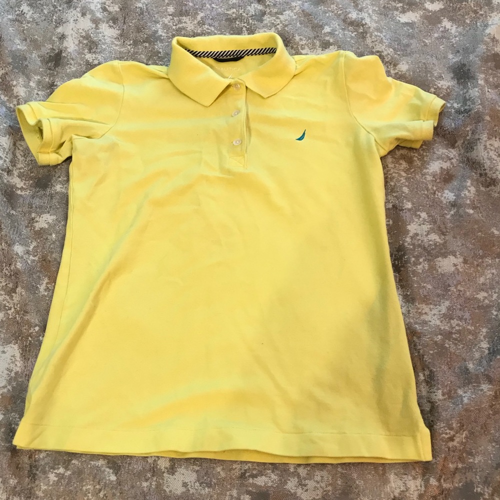 🧺Yellow Nautica Polo 👕🏌🏿‍♀️